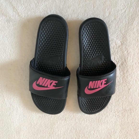 nike benassi jdi pink
